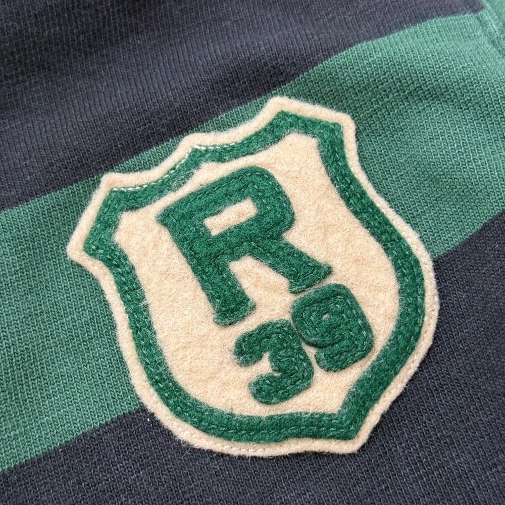 Polo by Ralph Lauren Green & Black Striped Rugby Polo - Picture 5 of 9